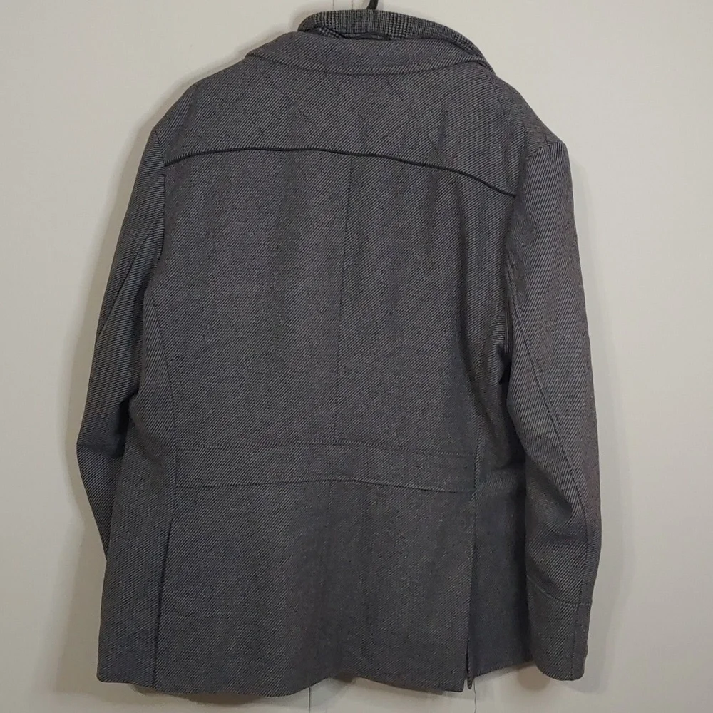 Jos. A. Bank Gray Reserve Coat Gray Wool Blend Layered Sport Men's Size XL